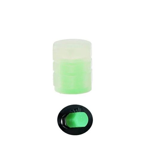 1pcs Vert - Bouchon De Valve De Pneu Lumineux, Couvercle De Valve De Moyeu De Roue De Moto, Rose Rouge, Décoration De Pneu, Accessoires De Pneu De Style Automatique