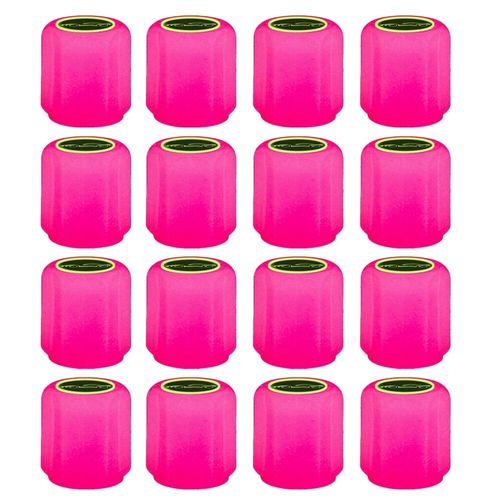 16pcs - Bouchon De Valve Lumineux Rose Violet, Couvercle Anti-Poussière, Roues Universelles, Jante De Pneu De Voiture, Moto, Vélo, Nuit