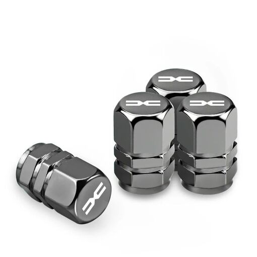 4 Bouchons Valve Pneu Anti-Poussière Pour Dacia Logan Sandero Duster 2018 - Cuivre