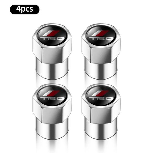 Argent - Bouchons De Assujethexagonaux Pour Voiture Toyota, Trd Avensis, Auris, Hilux, Cortrustcamry, Rav4, Reiz, Scion Yadditif, Décoration D'accessoires Automobiles, 4 Pièces