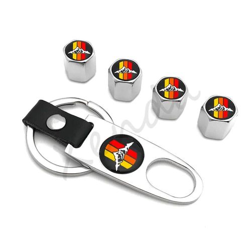 Un Argent - Bouchons De Tige De Valve À Air Pour Roues De Voiture, 3 Couleurs, Badge Pour Toyota Trd Tacoma Tundra 4runner Highlander Rav4, Accessoires De Pneus