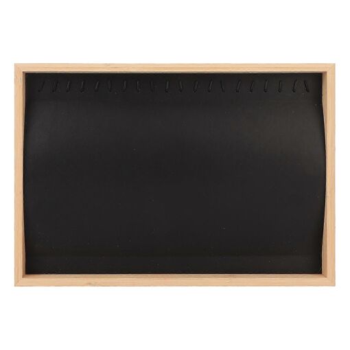 Présentoir À Bijoux, Boîte De Rangement Pour Colliers, Boucles D'oreilles, Bagues, Ornements, Pour Usage Domestique, Noir