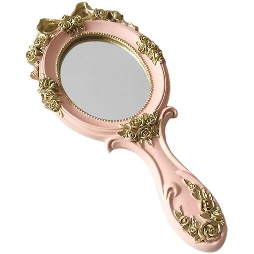 Miroir De Poche Princess En Résine, Style Vintage, Miroir De Maquillage, Miroir De Voyage, Cadeau D'anniversaire Pour Enfant, 2025 