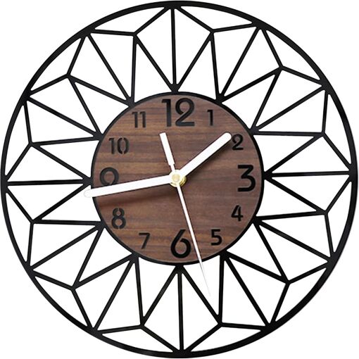 2025 - Horloge murale en bois acrylique 30 cm silencieuse sans tic-tac pour salon, chambre, cuisine, bureau, grande horloge murale en bois