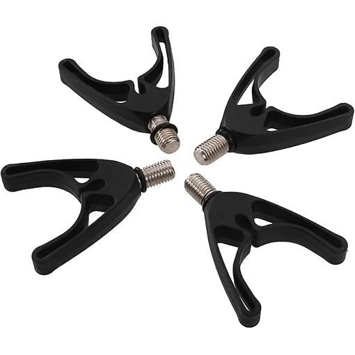 Lot De 4 Supports De Canne À Pêche À La Carpe, Pinces De Tête De Canne À Pêche, Supports De Canne En Forme De U Pour Toutes Les Cabines De Pêche