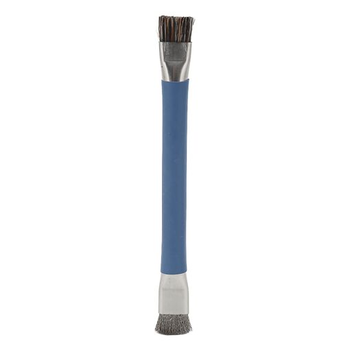 Brosse antirouille, circuits imprimés antistatiques, brosse à double tête, brosse en fil de cuivre et de fer pour huile de bijoux, brosse en cuivre/brosse en fer