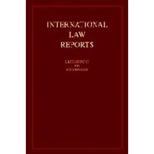 International Law Reports: Consolidated Indexes Volumes 1-35 And 36-125
