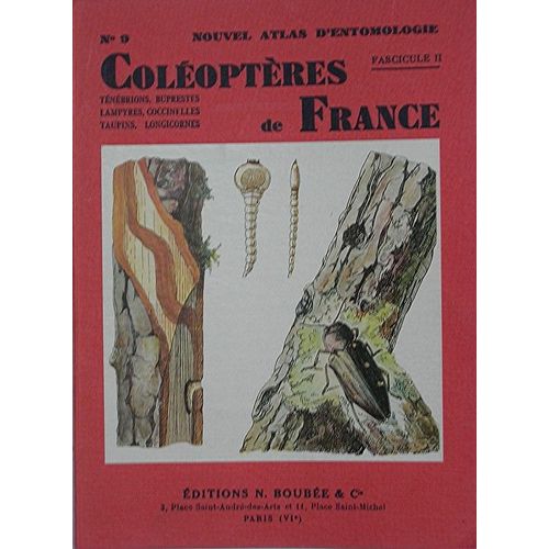 Coléoptères De France - Fascicule 2 : Ténébrions, Buprestes, Lampyres, Coccinelles, Taupins, Longicornes.