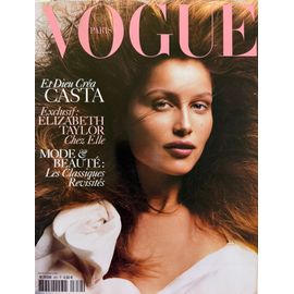 Revue : Vogue Paris - Mode Fashion - Septembre 2004 - N° 850 - Laetitia Casta - Elisabeth Taylor