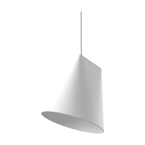 Suspension en porcelaine brute non émaillée bl