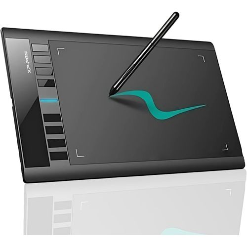 XP-PEN Star03 V2 Tablette Graphique 12 Pouces avec Stylet Passif 8192 Niveaux et 8 Raccourcis Tablette à Dessin Digital