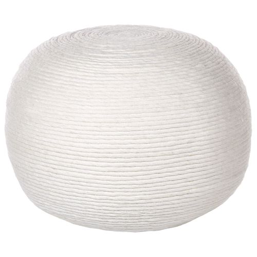 Pouf Takhabi Blanc
