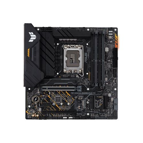ASUS TUF GAMING B660M-PLUS D4 - Carte-mère - micro ATX - Socket LGA1700 - B660 Chipset - USB-C 3.2 Gen 2x2, USB 3.2 Gen 2, USB 3.2 Gen 1, USB-C 3.2 Gen 1 - 2.5 Gigabit LAN - carte graphique...