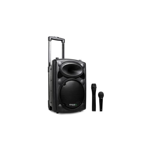 Système portable autonome 8" 400W - USB/REC/VOX/BLUETOOTH + 1 Micro VHF + 1 Micro filaire