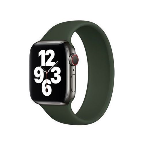 Bracelet Solo Siliconsense Pour Apple Watch Ultra - 49mm (Poignet:150-164mm) - Vert Foncé
