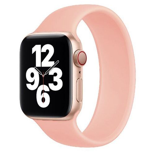 Bracelet Solo Siliconsense Pour Apple Watch Se (2022) - 44mm (Poignet:190-200mm) - Rose