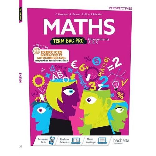 Maths Tle Bac Pro Groupements A, B, C