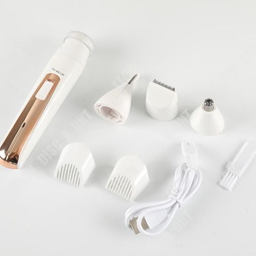 Td® Appareil D'épilation Rasoir Multifonctionnel Appareil D'épilation Rechargeable Pour Femme Rasoir Électrique 