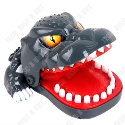 Td® Jouet Enfants Mordre Un Doigt Grand Requin Avec De La Musique Mordre Les Gens Prudent Pirate Appuyer Entier Personne Couleur Ble
