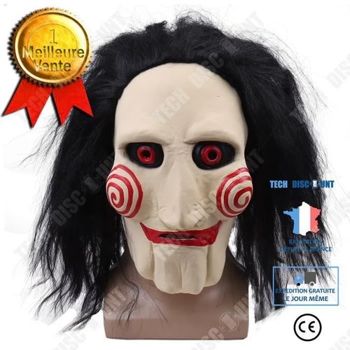 Td® Halloween Carnaval Bar Fête Performance Tronçonneuse Peur Latex Perruque Couvre-Chef Masque Accessoires Interactifs En Direct