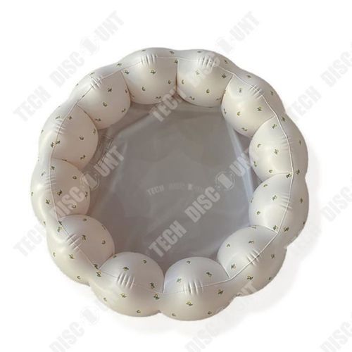 Td® Piscine À Pétales Gonflable Pour Enfants Bébé Bébé Pataugeoire Océan Piscine À Balles Piscine Pliable Piscine Extérieure