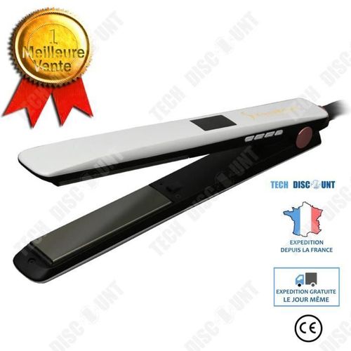 Td® Lisseur De Trempe Multi-Fréquence Attelle En Titane Curling Droite Attelle À Double Usage Fer À Friser Air Bang Boucle Intérieur