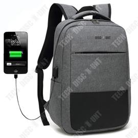 Sac à dos pour ordinateur portable 17,3 pouces, grand sac étanche antivol  pour ordinateur portable avec chargement par port USB, sac à dos élégant  pour le travail et les voyages d'affaires 