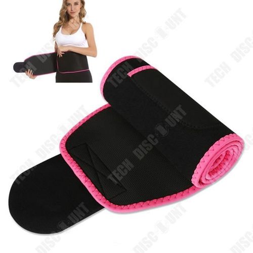 Td® Sueur Ceinture De Taille Combustion Des Graisses Sueur Hommes Et Femmes Sport Yoga Fitness Abdomen Minceur Ceinture De Taille