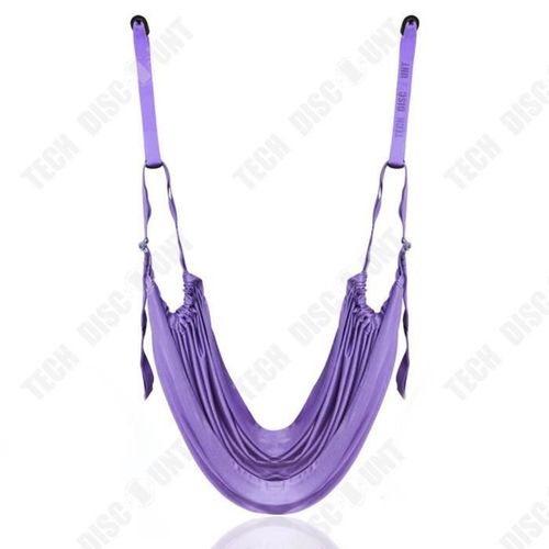 Td® Ceinture De Yoga Aérienne Jambe Ouverte Stretch Stretch Corde Poirier Ceinture De Tension D'entraînement De La Taille Inférieure