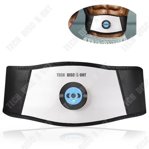 Td® Ceinture Amincissante En Silicone Conductrice Vibrante Machine À Graisse Masseur Sportif Paresseux Ceinture De Massage Ems