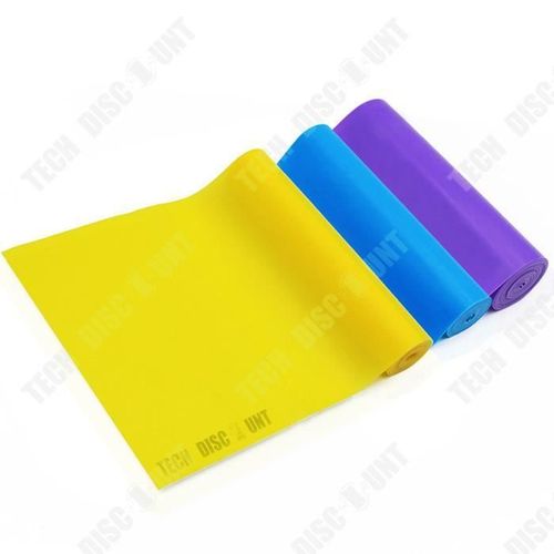 Td® Tpe Yoga Pièce Extensible Fitness Bande Élastique Bande De Résistance Musculation Bande Extensible