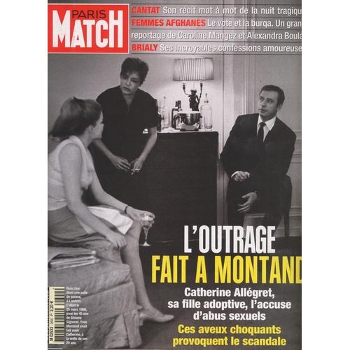 Paris Match / 07-10-2004  N° 2890 : Bertrand Cantat (10p) - Isabelle Boulay (4p) - Jean Michel Jarre (1p) - Kate Winslet (2p) - Carole Laure (1p) - Yves Montand (8p) - Richard Avedon (10p)