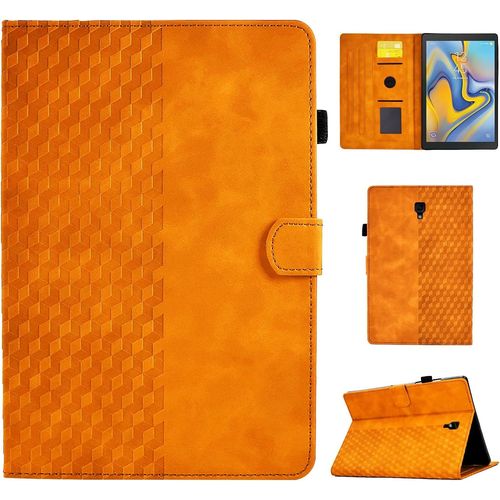 Mo-Bte Coque Pour Samsung Galaxy Tab A 10.5 2018 (Sm-T590/T595) Housse De Protection En Cuir Pu Étui Case Tablette Étui Pour Samsung Galaxy Tab A 10.5 Pouces 2018, Orange