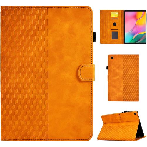 Mo-Bte Coque Pour Samsung Galaxy Tab A 10.1 2019 (Sm-T510/Sm-T515/Sm-T517) Housse De Protection En Cuir Pu Étui Case Tablette Étui Pour Samsung Galaxy Tab A 10.1 2019, Orange
