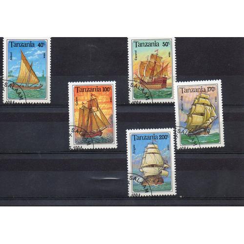 Tanzanie Timbres Voiliers