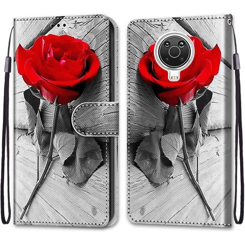 Coque Pour Nokia 6.3/ Nokia G20/ G10, Etui En Cuir Pu Portefeuille Housse Coque Avec 360 Degres Silicone Antichoc Protection Cover Cuir Pochette Magnetique Und Flip Bequille (Rose)