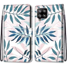 Coque Pour Samsung Galaxy A42 5g, Etui En Cuir Pu Portefeuille Housse Coque Avec 360 Degres Silicone Antichoc Protection Cover Cuir Pochette Magnetique Und Flip Bequille (Conifere)