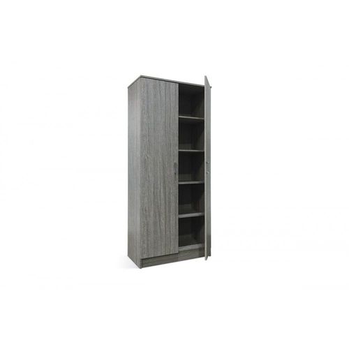 Armoire De Rangement Rey 80cm, Idéal Pour Votre Entrée, Votre Buanderie Ou Encore Votre Salle De Bain.