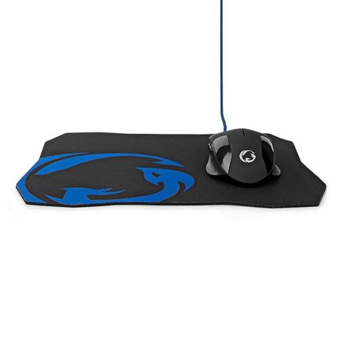 NEDIS Set de souris et manette de jeu Filaire DPI: 1200 / 2400 / 4800 / 7200