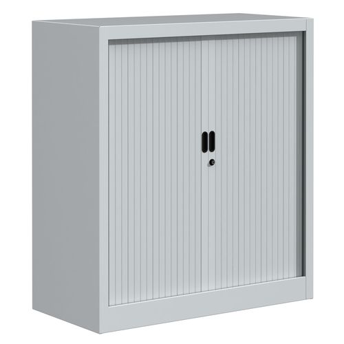 Armoire De Bureau Portes À Rideaux 2 Étagères