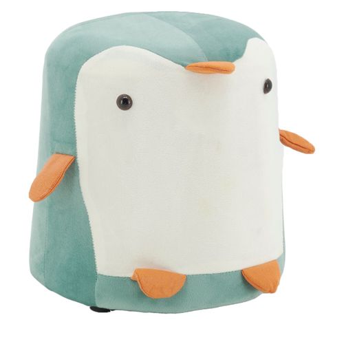 Pouf Pingouin En Velours