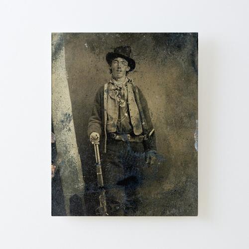 Canevas imprimer Le seul portrait authentifié survivant de Billy The Kid (1880) Impression sur toile Roulée Tableau Art Décoration Murale / Sans cadre 40X50cm