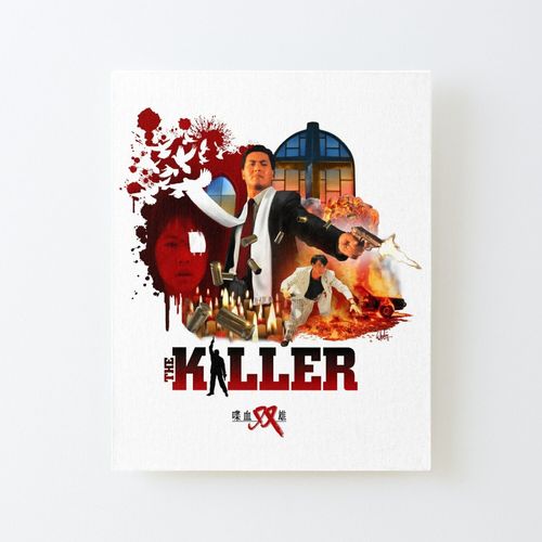 Canevas imprimer John Woo est le tueur Impression sur toile Roulée Tableau Art Décoration Murale / Sans cadre 40X50cm
