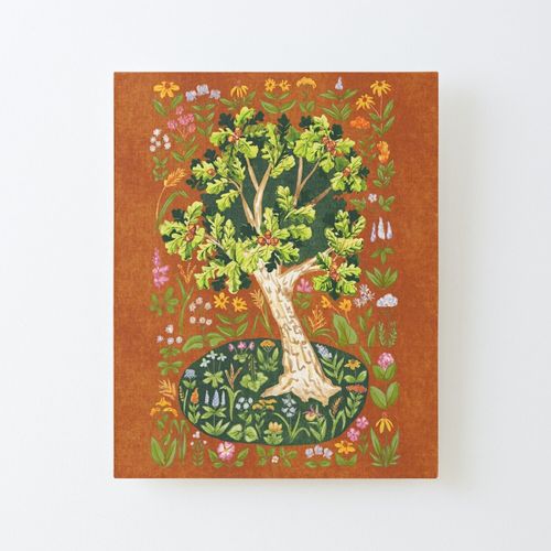 Canevas imprimer une savane de chêne millefleur Impression sur toile Roulée Tableau Art Décoration Murale / Sans cadre 40X50cm
