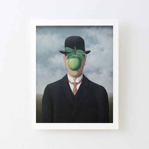 Canevas imprimer Vintage par René Magritte Impression sur toile Roulée Tableau Art Décoration Murale / Sans cadre 40X50cm