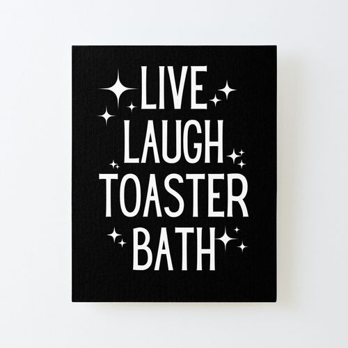 Canevas imprimer Bath toaster de rire en direct Impression sur toile Roulée Tableau Art Décoration Murale / Sans cadre 40X50cm