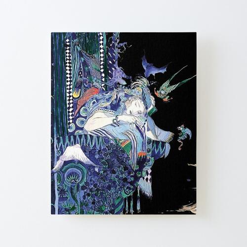 Canevas imprimer Yoshitaka Amano - Blue Fantasy Impression sur toile Roulée Tableau Art Décoration Murale / Sans cadre 40X50cm
