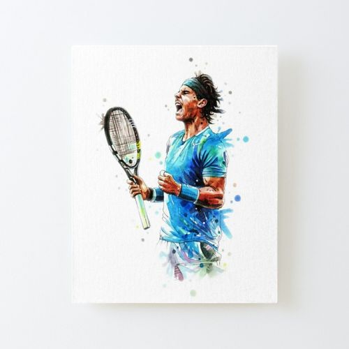 Canevas imprimer Art Rafael Nadal Impression sur toile Roulée Tableau Art Décoration Murale / Sans cadre 40X50cm