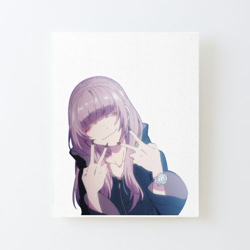 Canevas imprimer nazuuna mignonne aux cheveux longs Impression sur toile Roulée Tableau Art Décoration Murale / Sans cadre 40X50cm
