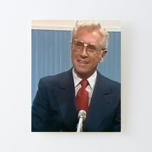 Canevas imprimer Photo couleur Allen Ludden 1980 Impression sur toile Roulée Tableau Art Décoration Murale / Sans cadre 40X50cm